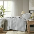thumbnail image 6 of Home Essence Aidan 3 Piece Reversible Cotton Coverlet Set, Full/Queen, Grey Multi, 6 of 19