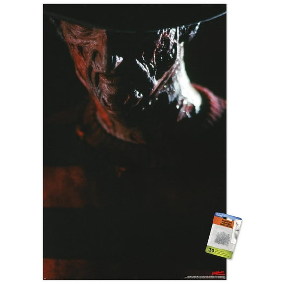 A Nightmare on Elm Street - Freddy Portrait Wall Poster with Pushpins, 22.375" x 34"