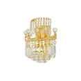 thumbnail image 6 of Corona 2 light Gold Wall Sconce Clear Royal Cut Crystal, 6 of 7