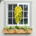 thumbnail image 6 of Artificial Flowers Vine, Hanging Fake Plants, Simulated Rose Garland, Plastic Wrapping Plants, Conditioning Duct Blocking Decoration For Living Room Ceiling And Wall Decor, 6 of 7