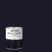 Rust-Oleum Matte Navy Water-Based Acrylic Milk Paint 1 qt (Pack of 2).