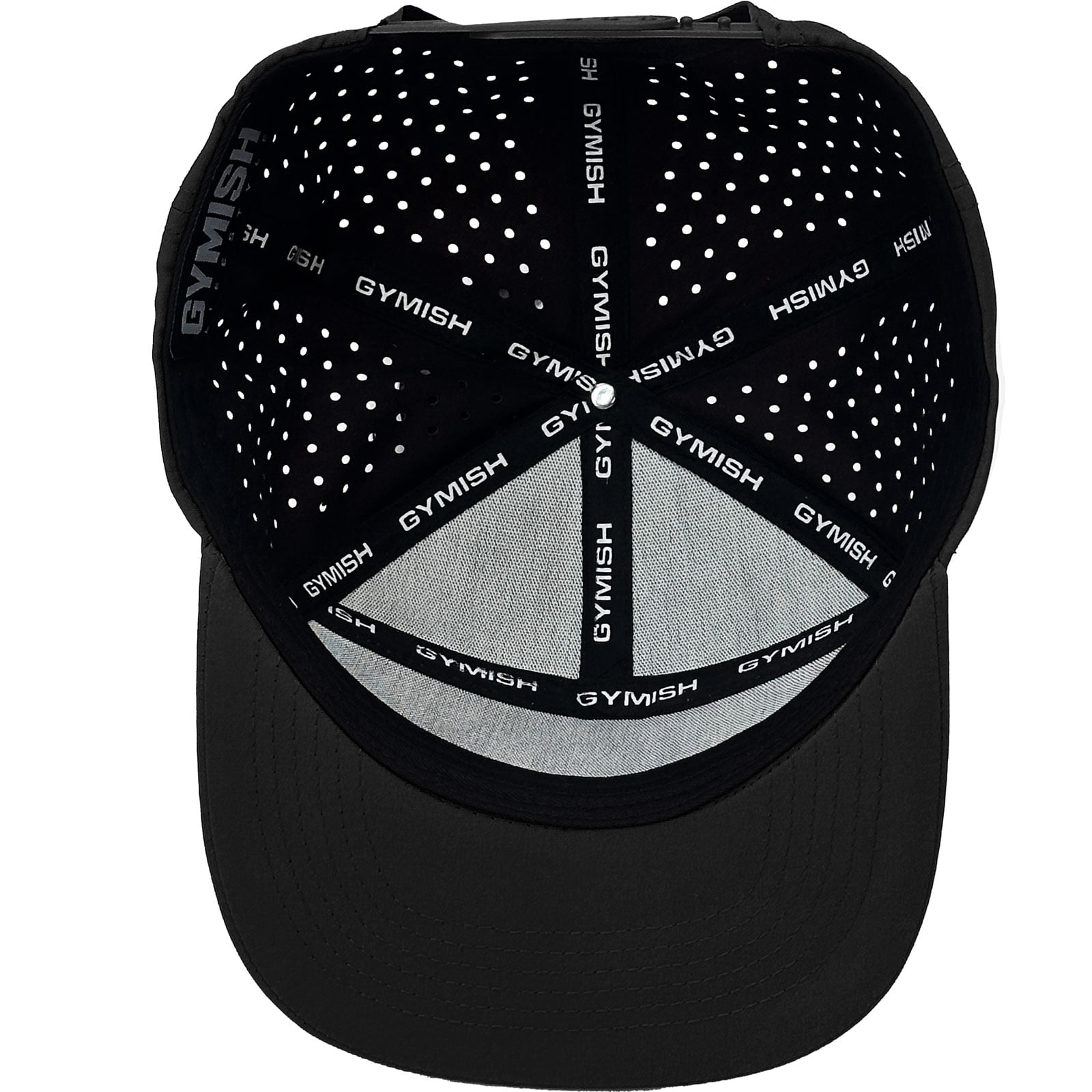 Gymish Alpha Workout Hats for Men - Breathable, Moisture-Wicking, Adjustable Athletic Caps