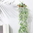 3 Pcs Garland 6ft Artificial Greenery Garland Bulk Silk Leaves Vines