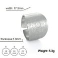 thumbnail image 4 of TEAMER Seven Archangels Ring Witchcraft Pentagram Stainless Steel Rings Vintage Jewelry For Women Men, 4 of 4
