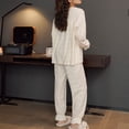 thumbnail image 3 of Defitshape Women's Summer Comfy Winter Princess Cotton Cute Pajama Set Soft Pjs Fall Lounge Postpartum Sleepwear Style14 Medium, 3 of 4