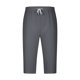 thumbnail image 4 of Pocket Chart Stand Style Casual Casual Cordón de Color Sólido de los Hombres Capris con Bolsillo Lateral para Verano Al Aire Libre, 4 of 9