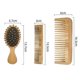 thumbnail image 2 of 6-piece massage comb set, bamboo air cushion comb, wood, 2 of 4