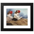 thumbnail image 2 of James Hayllar 14x12 Black Modern Framed Museum Art Print Titled - Two Women on a Carriage Ride (Approx. 1860), 2 of 5