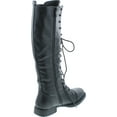 thumbnail image 5 of Nature Breeze Madge 02KH Womens Knee High Lace Up Combat Boots, 5 of 7