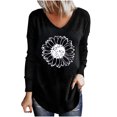 thumbnail image 2 of Qiopertar Blouse à Manches Longues Col en V Imprimée Mode Décontractée pour Femmes Livraison Gratuite à Moins de 5$ jusqu'à 90 % de Réduction, 2 of 7
