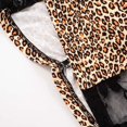 thumbnail image 4 of Leopard Print Bodycon Mini Dress (S, Black), 4 of 6