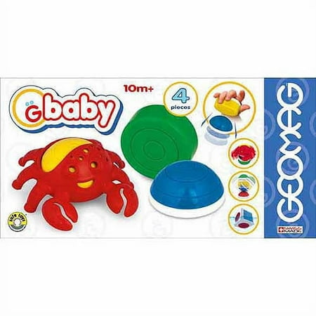 Geomag GBaby Magnetic Animal Infant Teething Rattle Sensory Toy, Ocean
