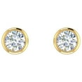 thumbnail image 3 of 1/3 Carat Diamond Stud Earrings in 14K Yellow Gold (SI1-SI2 Clarity), 3 of 4