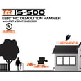 thumbnail image 5 of TR Industrial IS-500 15 Amp 42-Pound Demolition Hammer with Anti-Vibration Design, 5 of 7