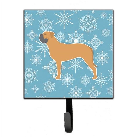 Winter Snowflake Bullmastiff Leash or Key Holder