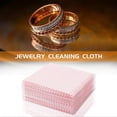 thumbnail image 3 of 50 Pack Jewelry Cleaning Cloth,Jewelry Polishing Cloth For Sterling Silver Gold Platinum, 3 of 5
