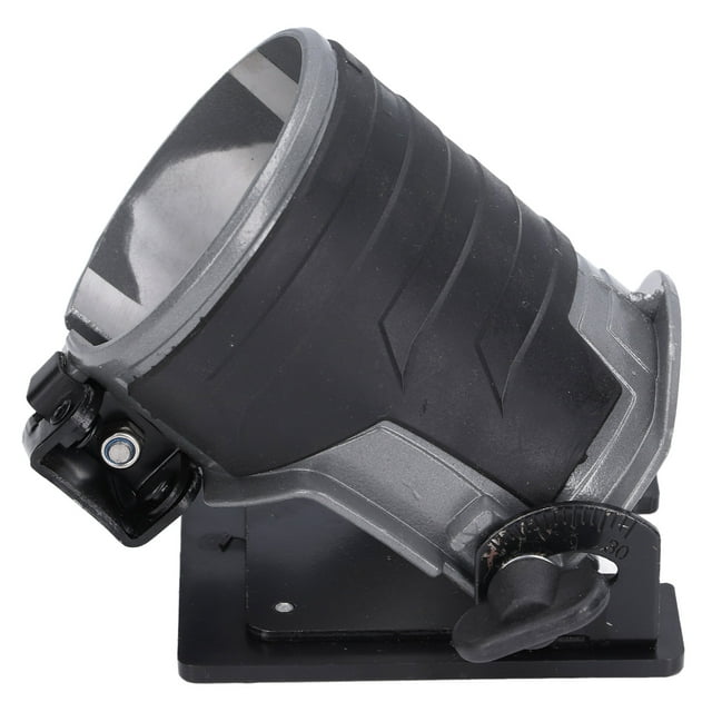 Base de Défonceuse en Aluminium et Plastique avec Angle Réglable (-30° à 45°) - Base Inclinable Durable et Résistante à l'Usure pour Tondeuses Électriques Makita, Idéale pour le Travail du Bois, l'Épissage, la Coupe et Plus de Tâches de Menuiserie