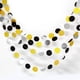 thumbnail image 1 of 35pcs Gold Silver Black Hanging Round Disc Garland Party Supplies Hanging Decoration Round Disc Streamer Round Streamers, 1 of 5