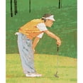 thumbnail image 3 of Unknown 12x13 Black Modern Framed Museum Art Print Titled - Golf - Putt, 3 of 5