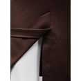 thumbnail image 4 of A2Y Women's Fitted Solid High Waist Back Slit Stretchable Midi Skirt Brown L, 4 of 5