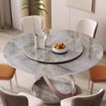 thumbnail image 3 of Nordic Luxury Dining Tables Round Simple Design Slate Bedside Table Modern Metal Juegos De Comedor Kitchen Furniture HD50CZ My Lux Decor Round, 3 of 8