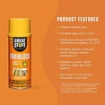 thumbnail image 3 of GREAT STUFF Fireblock Gap Filler | Insulating Foam Sealant, 12 oz. – Orange (12 Pack), 3 of 5