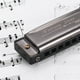 thumbnail image 4 of Armónica Llave de C Diatonic Harmonica Mouthorgan con ABS Cañas Espejo Diseño de superficie 10 hoyos Blues Harmonica Perfecto para principiantes Estudiantes profesionales Negro Abody Armónica, 4 of 6