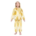 thumbnail image 2 of Fluffy Pajamas Set Fuzzy Winter Warm Pj Sets Pullover Tops and Long Pants Abstract Summer Background X-Small, 2 of 8