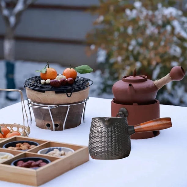 Tetera de hierro,Tetera Tetera Tetera de hojas sueltas con infusor,Tetera de hierro fundido con coladores de té Cocina casera,Tetera de cerámica resistente al calor Tetera de flores,Tetera de