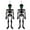 Black, variant on Konghyp Halloween Skeleton Decorations - 2 Pcs 26 Inch Poseable Glitter Paper Hanging Ornaments for Halloween Party and Home Decor - DIY Articulated Skeletons for Holiday Displays