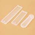 thumbnail image 2 of LHCER 3pcs/set DIY Rectangle Cat Claw Silicone Mould Epoxy Resin Jewelry Bookmark Craft with Hole, Bookmark Craft, Bookmark making mold, 2 of 7