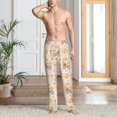 thumbnail image 4 of Salouo Cute Bee Gnome1 Print Pajama Pants for Men, Lounge Pants Elastic Waistband Casual Men's sleepwear Loungewear Sleep Pajama Pant -Medium, 4 of 7