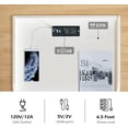 thumbnail image 6 of Catrimown Led Nightstand Set of 2, Led Night Stand  with Charging Station, 2 Drawers Bedside Table, 23'' Modern End Side Table for Bedroom Living Room, White, 6 of 8