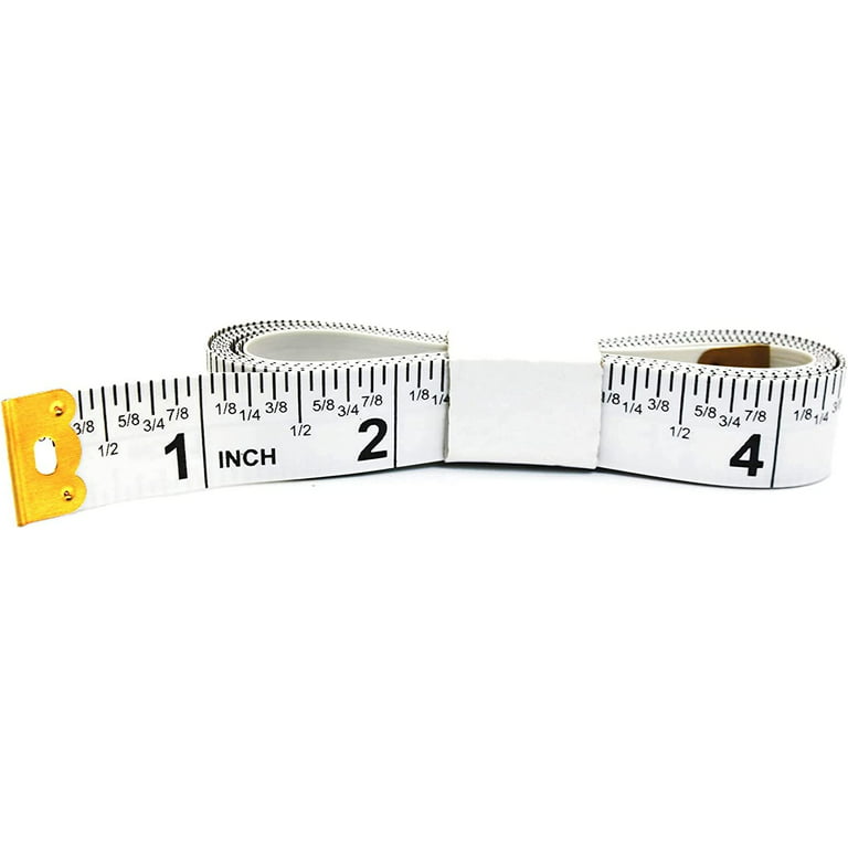Medline Cloth Measuring Tapes, Retractable, Dual Sided with Inches and  Centimeters, Round, 72 (Pack of 6)