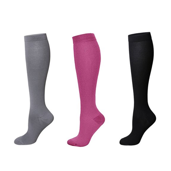 TELOLY Compression Socks,Moisture-Wicking Sport Socks for Active Performance,Breathable Running Socks for Everyday Comfort,Elastic Compression Socks for Enhanced Circulation