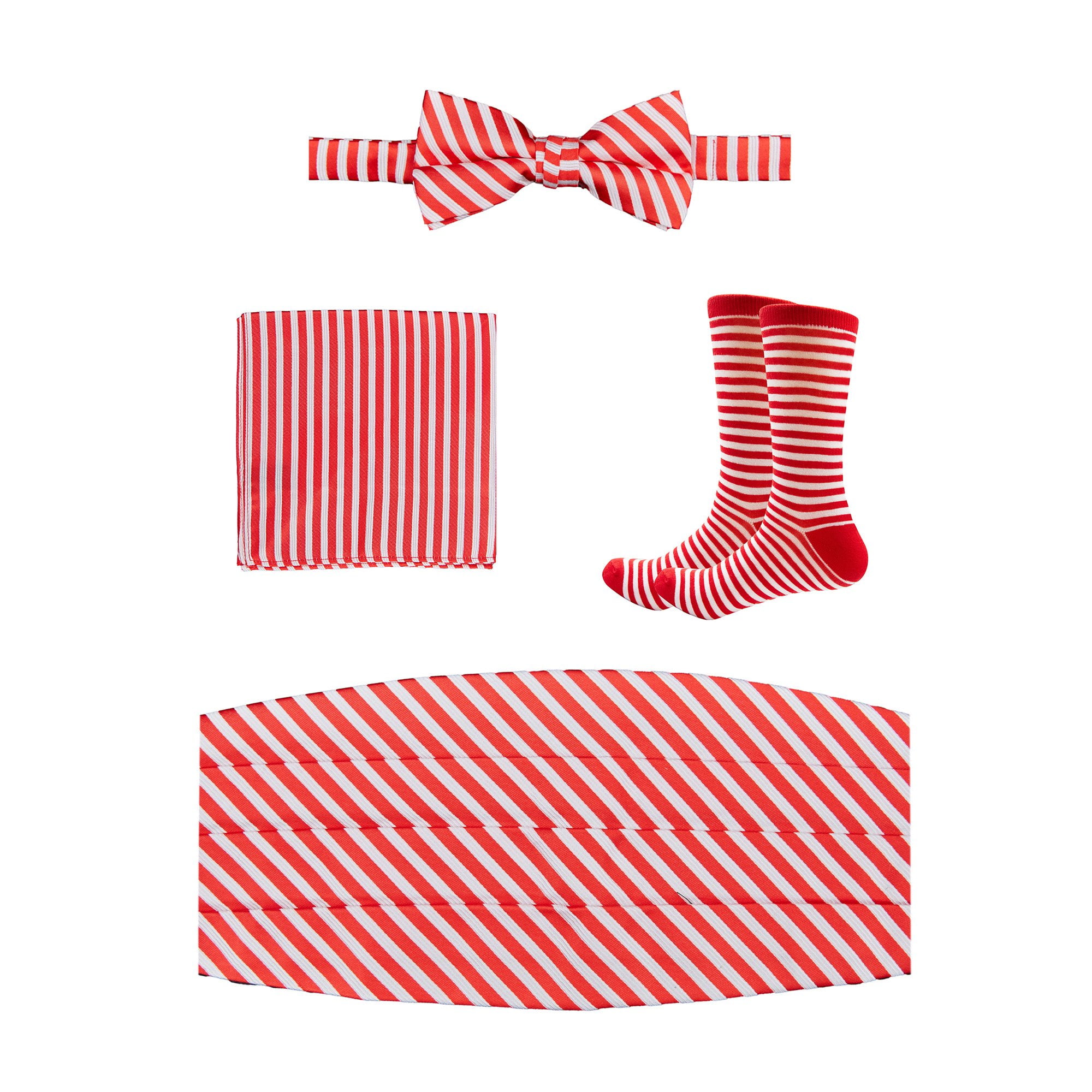 Jacob Alexander Womens Christmas Candy Cane Red White Stripe Socks 