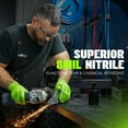 thumbnail image 3 of Guantes GRIPXX Herkules 8 mil nitrilo verde sin látex, 3 of 9