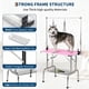 thumbnail image 4 of Yeshouse Mesa de aseo para perros plegable y ajustable: estación de aseo para mascotas con brazo, soporte y estante de almacenamiento, estructura de acero inoxidable resistente, 4 of 7