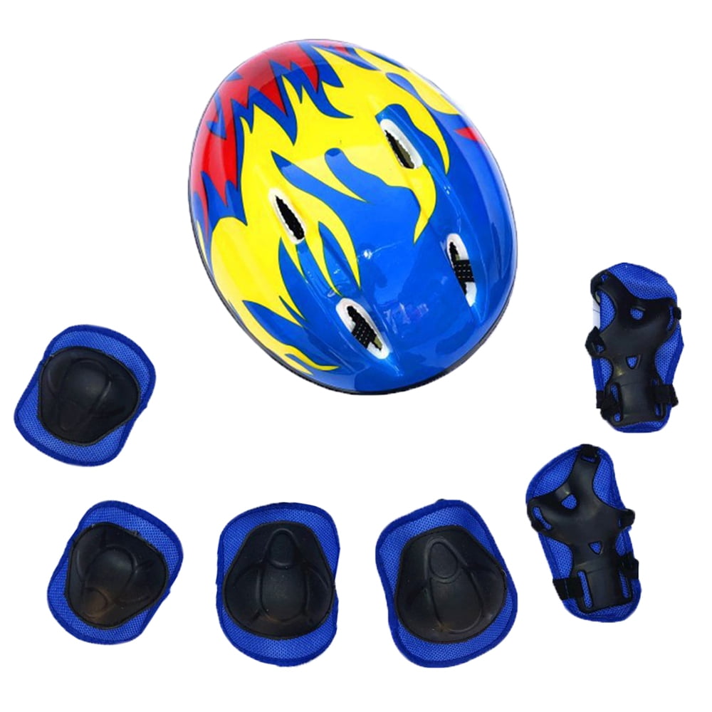 Kids Bike Helmet Skateboard Helmet 46 Years Sports Protective Gear Set Adjustable Youth Helmet