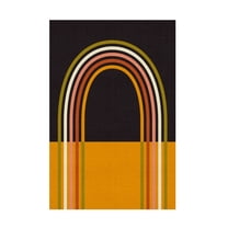 Trademark Fine Art Ana Rut Bre Geo Shapes Fall 21 Rainbow Arc Canvas Wall Art