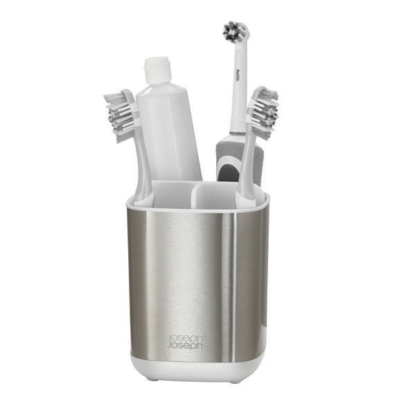 Joseph Joseph EasyStore Stainless Steel Toothbrush Holder