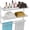 Brushed Nickel, variant on Towel Racks for Bathroom 24 Inch, 3 Tier Towel Shelf with Double Towel Bar, Wall Mounted Towel Rack SUS 304 Stainless Steel, Towel Storage for Bathroom Lavatory, Black