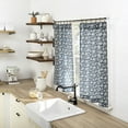 thumbnail image 3 of No. 918 Mistral 2-Pack Floral Semi-Sheer Rod Pocket Kitchen Curtains, 54"W X 36"L, 3 of 7