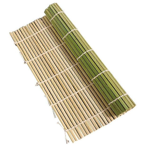 Sushi Rolling Maker Bamboo Sushi Mat Ideal For Restaurant Use And Home Cooking 27X27cm Green 1Pcs