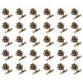 thumbnail image 2 of Parachoques Puerta Armario Hebilla Resorte Doble Hebilla Parachoques Puerta Antigua Cerradura Interruptor Parachoques Galvanizado Abierto Succión para Gabinete (bronce), 2 of 5