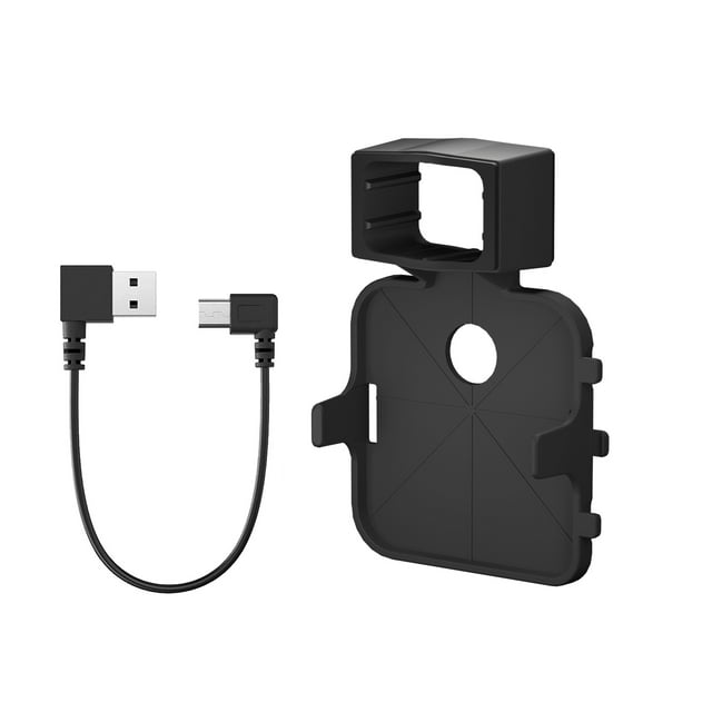 Amdohai 1PCS Support Mural de Prise pour Module de Synchronisation Blink 2 Supports de Montage Support pour Caméra Extérieure Blink Sans Fils Désordonnés Support de Caméra Domestique Extérieur et Intérieur avec Câble de Chargement Court
