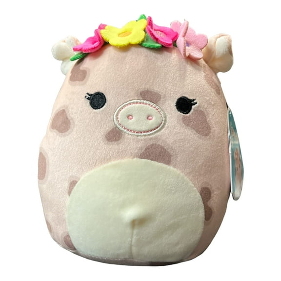 Squishmallows Official Kellytoy Plush 7.5 Inch Squishy Stuffed Toy Animal (Aquitaine the Pig)