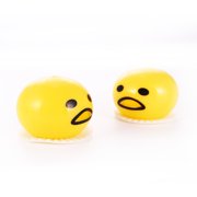 24 Pieces Vomiting & Sucking Lazy Egg Yolk Vent Tricky Gag Toy Stress Relief Toys