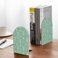 thumbnail image 5 of Picia Tropical Pineapple Pattern Wood Bookends for Shelves,Non-slip Bookends, Heavy Duty Wooden Bookend Support,1 Pair, 5 of 8