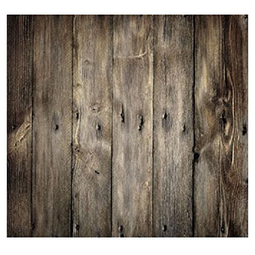 BSDHOME Polyester Wood Floor Wall Decoration Background 5x7ft Portrait Studio Photo Backdrop